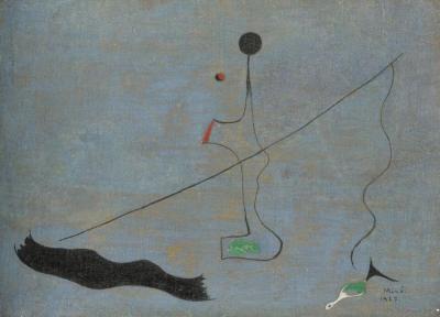 Peinture (le Pecheur) Artwork by Joan Miró