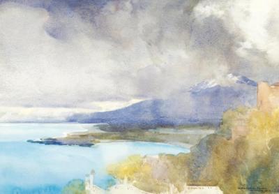 Taormina Artwork by Sir William Russell Flint