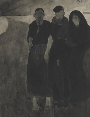 Fishermen And Women Artwork by Leon Spilliaert