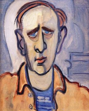 Portrait Of Marsden Hartley Artwork by Helen C. Stein