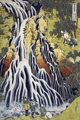 The Kirifuri Waterfall Artwork by Katsushika Hokusai