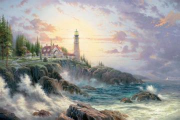 Lighthouse Artwork by Thomas Kinkade
