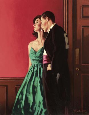 Competition Dancers Artwork by Jack Vettriano