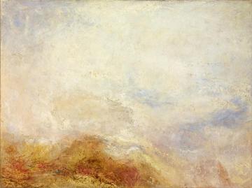 A mountain scene, Val d'Aosta Artwork by Joseph Mallord William Turner