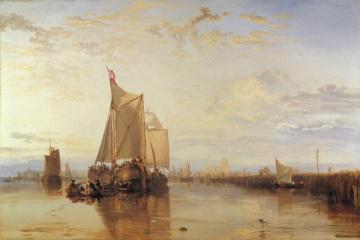 Dort or Dordrecht,The Dort Packet-Boat from Rotterdam Becalmed Artwork by Joseph Mallord William Turner