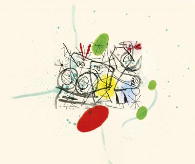 Preparatifs D'oiseaux Iii Artwork by Joan Miró