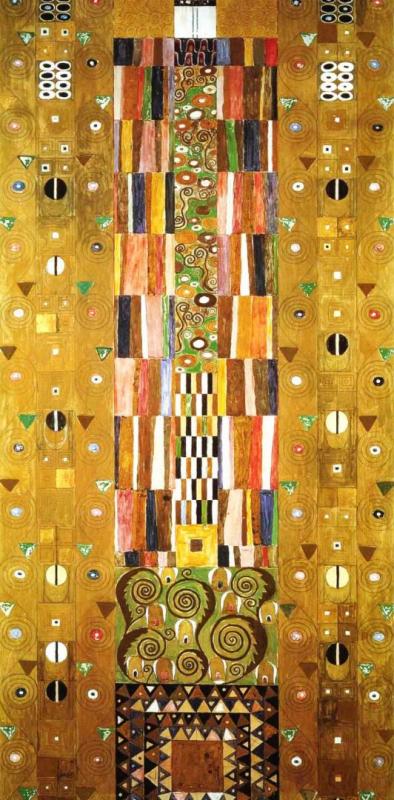 Design For The Stocletfries Artwork by Gustav Klimt