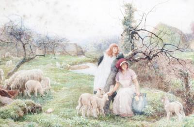 The Foster Mother Artwork by Robert Walker Macbeth