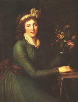 Baroness Anna Stroganov Artwork by Elisabeth Vigee Le Brun