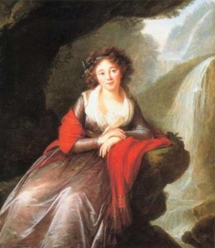 Comtesse Anna Potocka Artwork by Elisabeth Vigee Le Brun