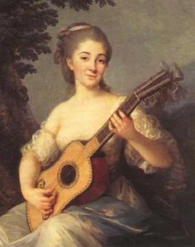 Marquise de Mirabeau Artwork by Elisabeth Vigee Le Brun