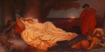 Cymon And Iphigenia Artwork by Sir Frederick Lord Leighton
