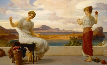Winding The Skein Artwork by Sir Frederick Lord Leighton
