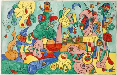 Ubu Roi Artwork by Joan Miró