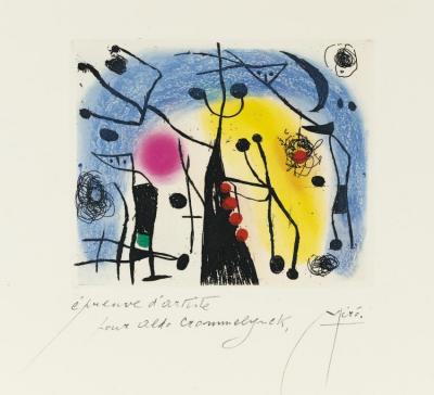 Les Magdaleniens Artwork by Joan Miró