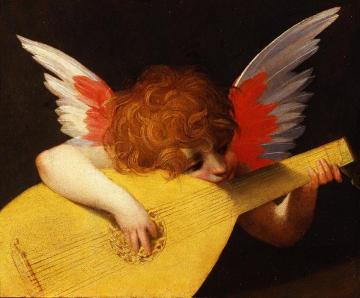 Musician Angel Artwork by Rosso Fiorentino