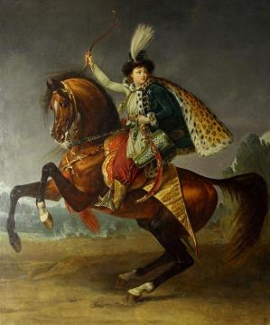 Equestrian Portrait Of Prince Boris Yusupov Artwork by Antoine Jean Gros