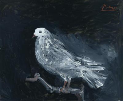 Pigeon On A Perch Artwork by Pablo Picasso