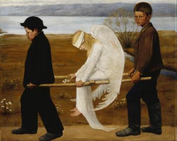 The Wounded Angel Artwork by Hugo Simberg