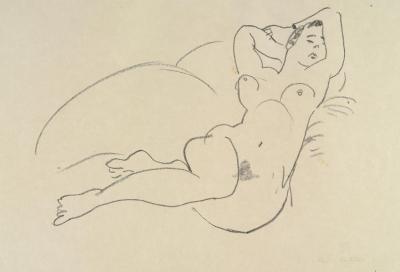 Figure Endormie Artwork by Henri Matisse