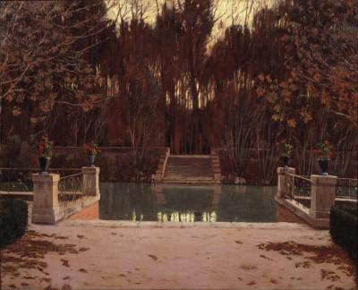 The Landing Stage, 1911 Artwork by Santiago Rusiñol Prats