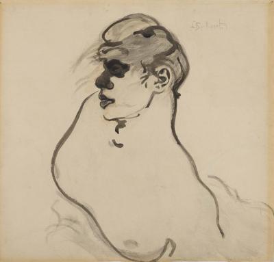 Femme En Buste De Profil, 1907 Artwork by Leon Spilliaert