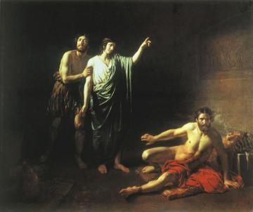 Joseph Interpreting Dreams Concluded With Him In Prison, Butler And Baker Artwork by Aleksander Ivanov