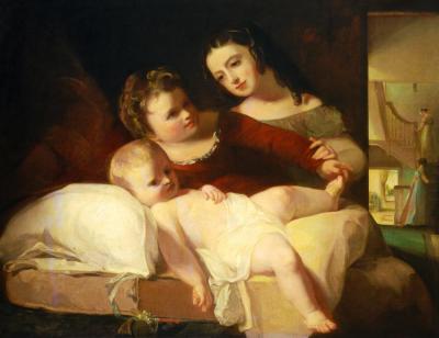 The David Children, 1826 Artwork by Thomas Sully