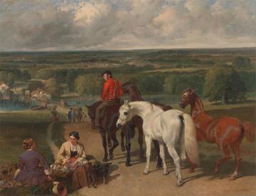 Exercising the Royal Horses Artwork by John Frederick Herring, Sr