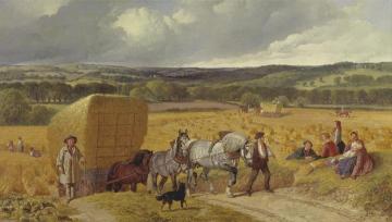 Harvest Artwork by John Frederick Herring, Sr