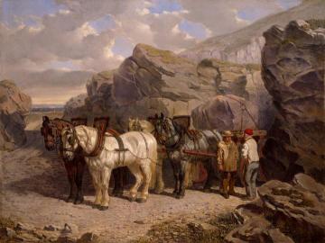 The Quarry Artwork by John Frederick Herring, Sr