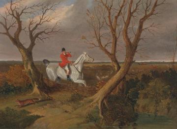 The Suffolk Hunt,gone Away Artwork by John Frederick Herring, Sr