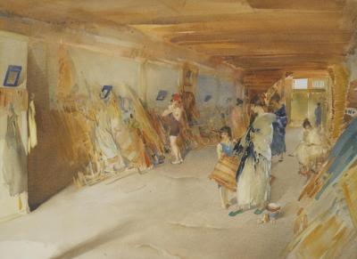 The Dressing Room Artwork by Sir William Russell Flint
