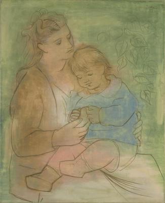 Mother And Child Artwork by Pablo Picasso