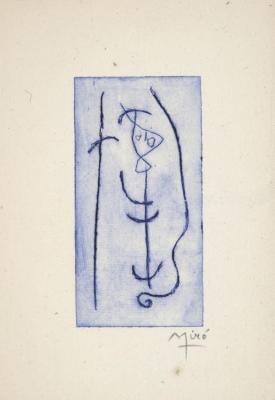 Le Visage S'invente Artwork by Joan Miró