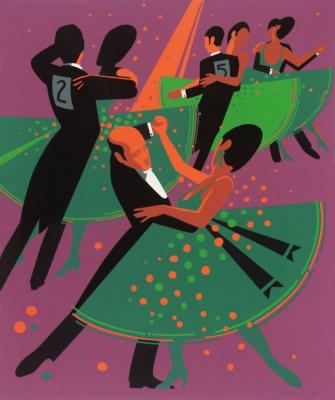 Dancers,1970 Artwork by Nicholas Monro