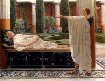 Horace and Lydia 1924 Artwork by John Maler Collier