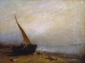 A Sea Shore Artwork by William Mulready