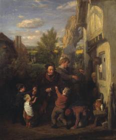Fair Time(Returning from the Ale-House) Artwork by William Mulready