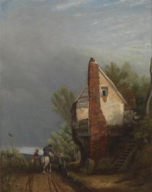 An Old Gable Artwork by William Mulready