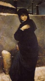 Retrato de mujer Artwork by Ramon Casas i Carbó