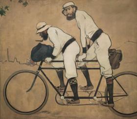 Ramon Casas and Pere Romeu on a Tandem Artwork by Ramon Casas i Carbó