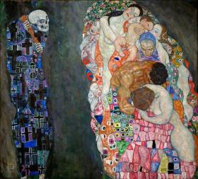 Death And Life Artwork by Gustav Klimt