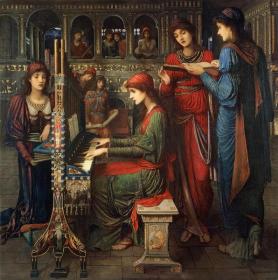 Evensong, St. Cecilia Artwork by John Melhuish Strudwick