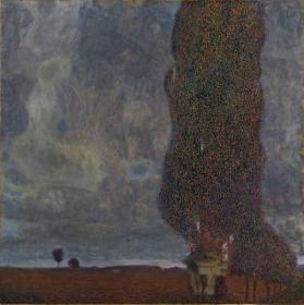 Approaching Thunderstorm (the Large Poplar Ii) Artwork by Gustav Klimt