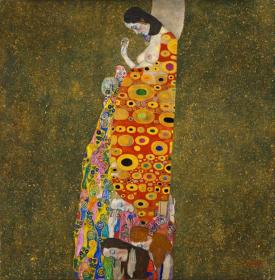 Hope Artwork by Gustav Klimt