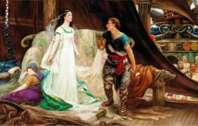 Tristan and Isolde Artwork by Herbert James Draper