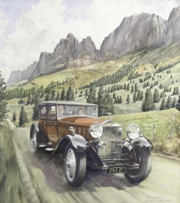 Dolomite Tour Artwork by Michael Wright