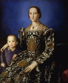 Eleonora Of Toledo With Her Son Giovanni De' Medici Artwork by Agnolo Bronzino