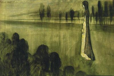 L'attente. Paysage Miort Artwork by Leon Spilliaert